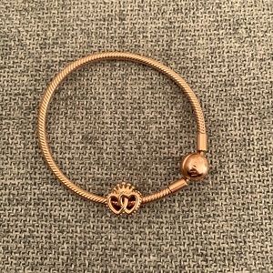 Rose Gold Pandora Bracelet